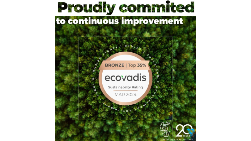 TEU GROUP EARNS ECOVADIS BRONZE MEDAL FOR SUSTAINABILITY EXCELLENCE Copy