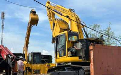 HEADWAY JSC TRANSPORTED OVERSIZED CONSTRUCTION MACHINERY FROM VIETNAM TO SAVANNAH, USA