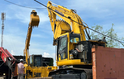 HEADWAY JSC TRANSPORTED OVERSIZED CONSTRUCTION MACHINERY FROM VIETNAM TO SAVANNAH, USA